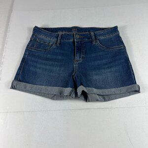 Kut From The Kloth Jean Shorts Womens 31* Mid Rise Blue Cuffed Denim Jorts Tag 8
